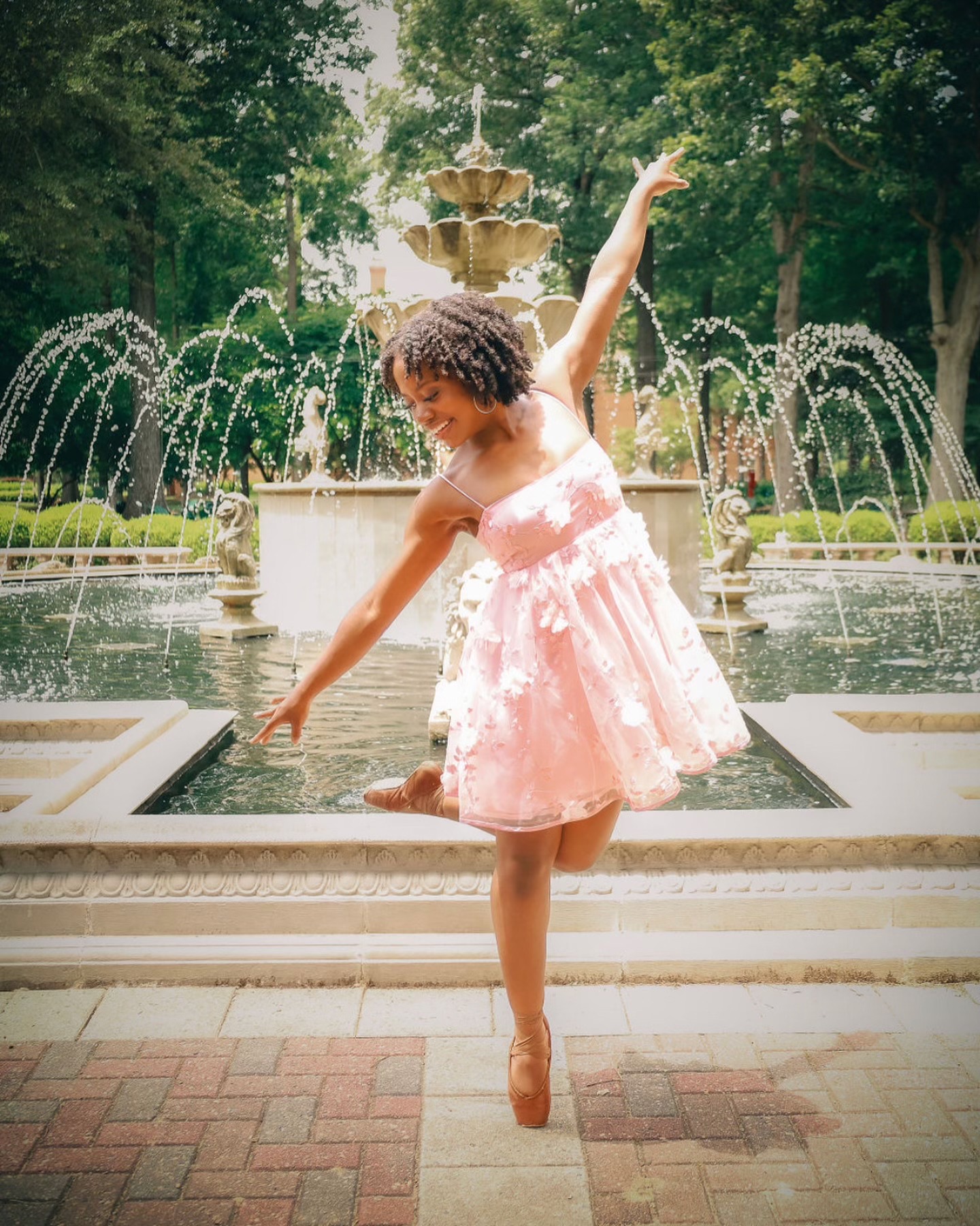 Fountain — Virginia gardens